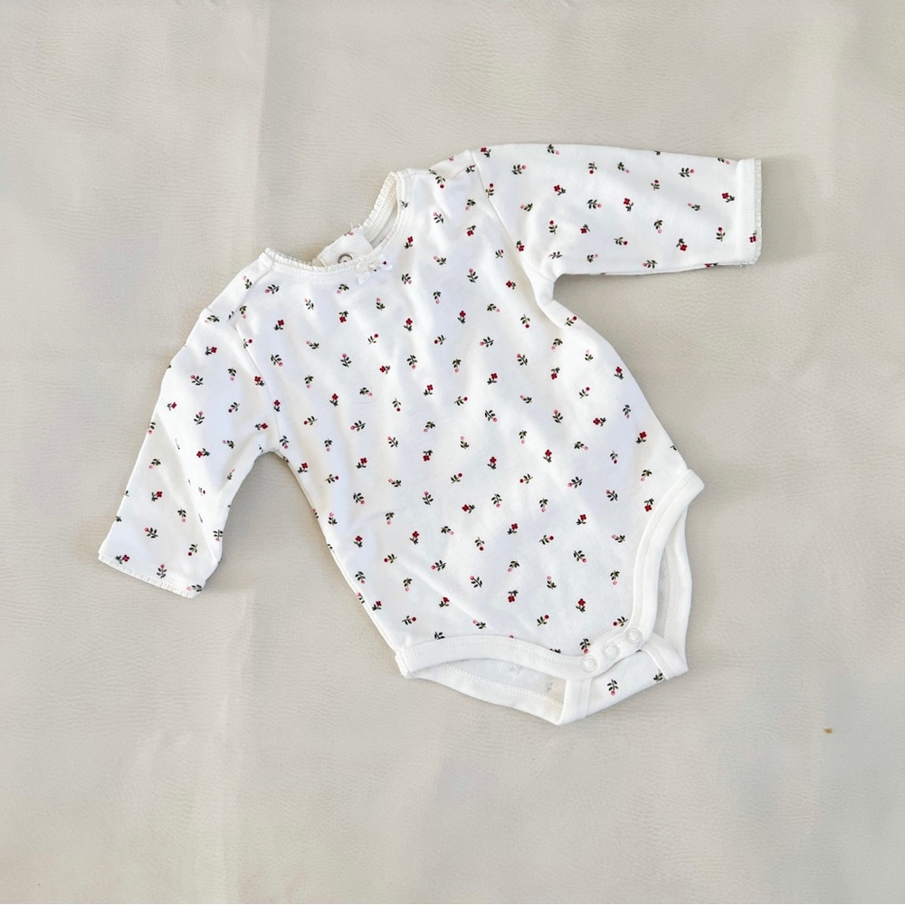 Gymboree 2000 Vintage Micro Floral Onesie 0-3m